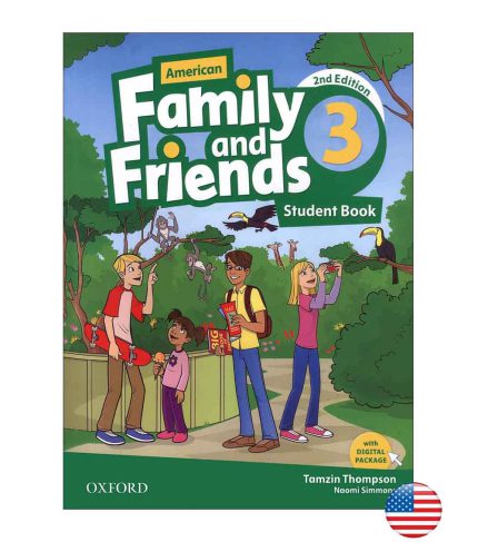 کتاب American Family and Friends 3 (2nd)+Workbook+CD
