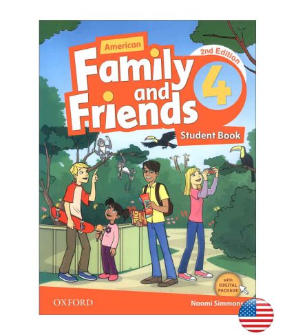 کتاب American Family and Friends 4 (2nd)+Workbook+CD